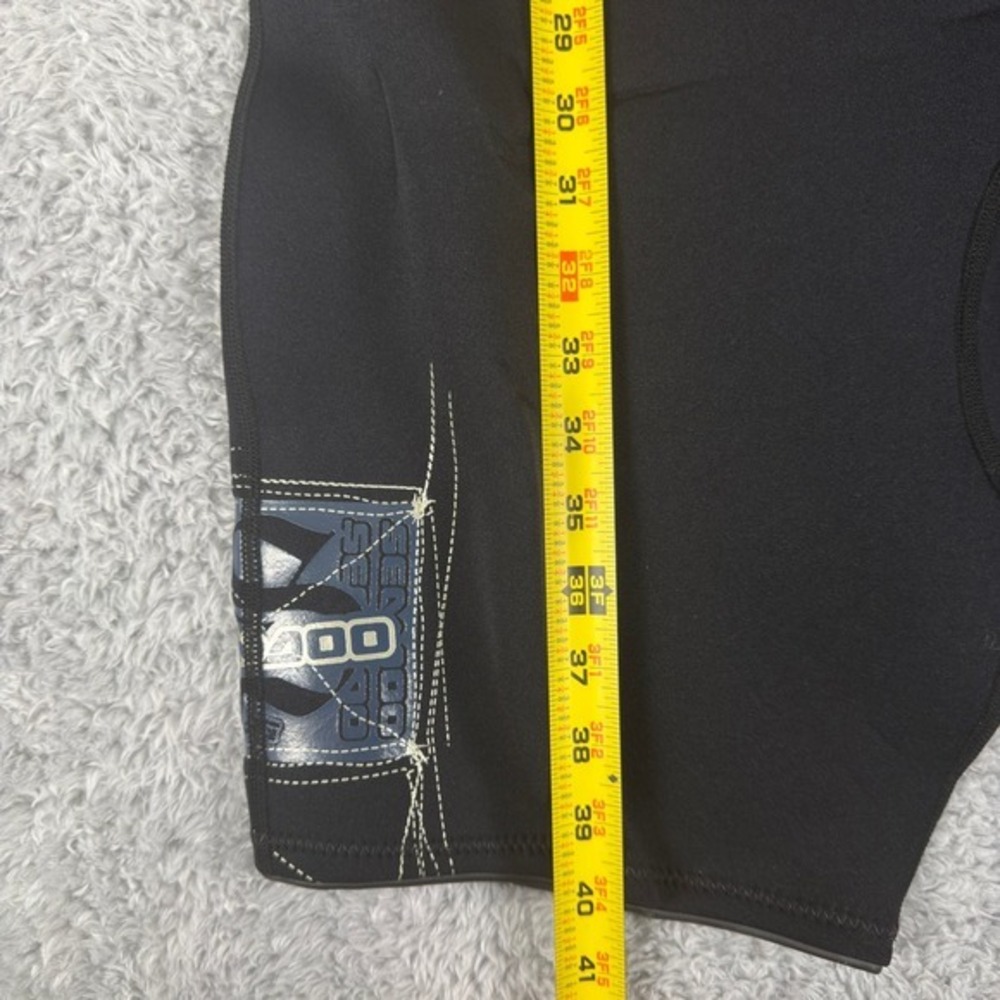 Sea-Doo Mens XXL Shorty Wetsuit Black Navy Blue 4-Way Flex Spring Suit BRP - Picture 9 of 10